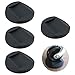 Copas de Ruedas para Muebles 4PCS, Almohadillas para Pies de Goma Posavasos Antideslizantes para Muebles, Patas para Silla Protectores de Piso Cama Ideal Sofá Rueda Almohadilla Antideslizante
