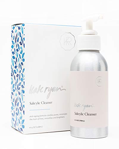 Kate Ryan Skincare 2% Salicylic Cleanser - Salicylic Acid Exfoliating Facial Cleanser for Normal, Oily and Acne-Prone Skin