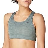 Nike Women's Nike Medium Support Non Padded Sports Bra, Smoke Grey/Pure/(Black), XX-Large