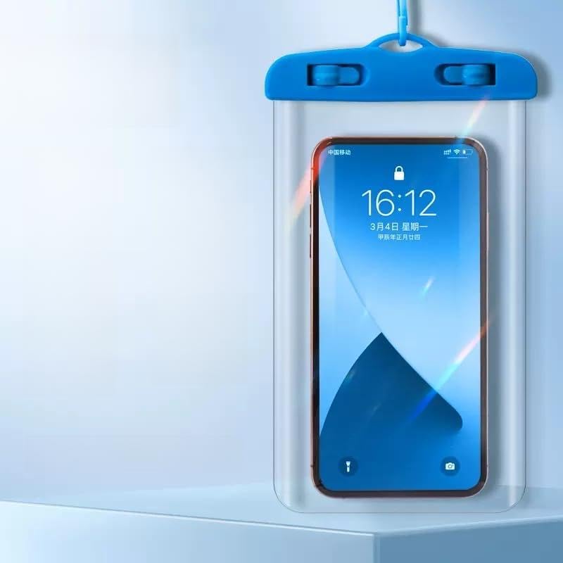 Custodia impermeabile per telefono, custodia impermeabile IPX8 da 7,5 pollici per iPhone 17 16 15 14 Pro Max, Galaxy S25+ S24+, borsa asciutta per cellulare con cordino per vacanze al mare
