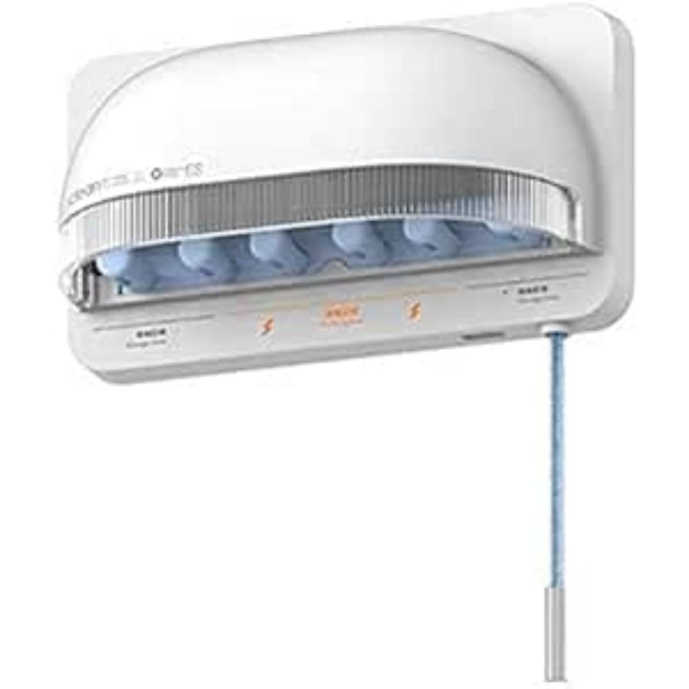 Oclean S1 esterilizador de cepillo de dientes ultravioleta, secador de calefacción y ventilador de secado, cepillo de dientes esterilizador con soporte montado en la pared, blanco