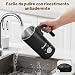 Imagen de NWOUIIAY Espumador de Leche 4 en 1 Espumador Leche Eléctrico 600W 300ML Control de Temperatura Inteligente Espuma Caliente y Fría Calentador para Cappuccino