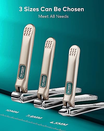 MR.GREEN 3 pcs Nail Clippers Set Premium Stainless Steel Nail Clippers & Slant EDG Toenail Clipper Cutter for Men and Women - Image 2