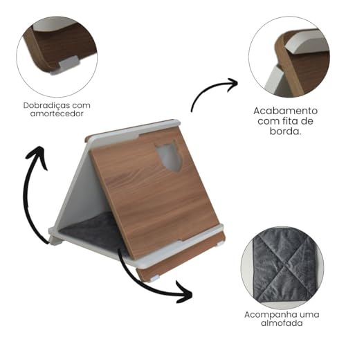 Toca Gato PET MDF Cabana