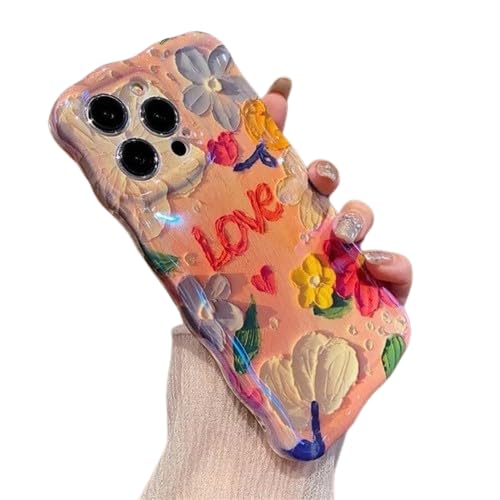 PEEPERLY Back Cover Case for iPhone 14 Pro Max Soft TPU, Shockproof Protective Spring Whisper Oil Painting Case (B0D1Y1JV4Q) Amazon Price History, Amazon Price Tracker