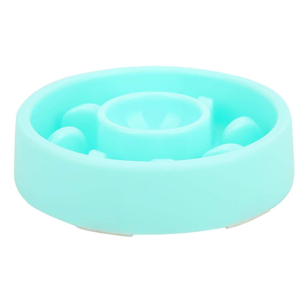 Dog Slow Feeder Bowl, Anti-Choking Pet Slower Food Feeding Dishes Interactive Bloat Stop Dog Bowls Preventing Choking Design Dogs Cats Bowl(Emerald
