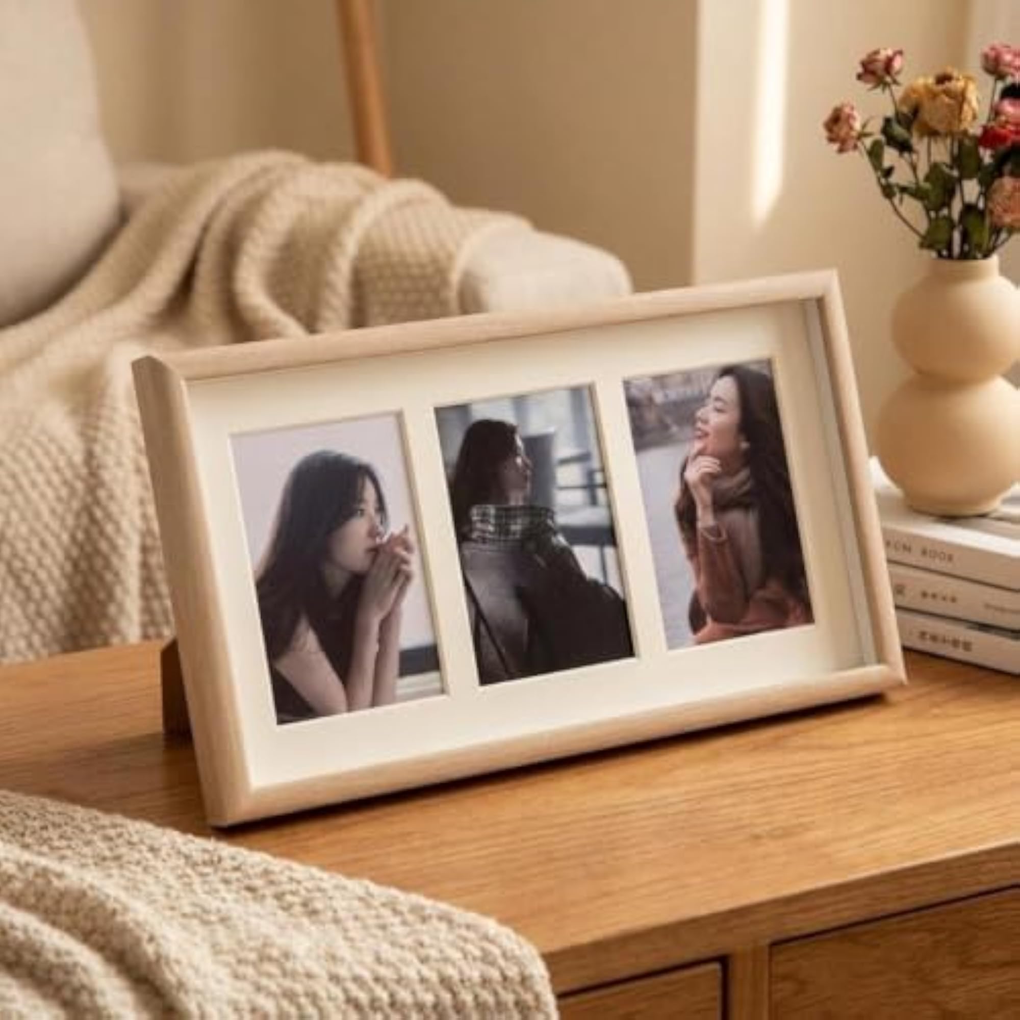Multi Photo Frame for Tabletop and Wall Mount