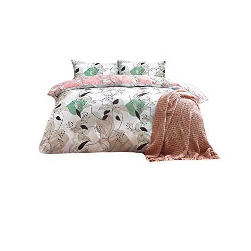 furn. Caliko Duvet Cover Set, Blush, Double