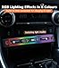 DICMKY for Toyota RAV4 Car Charger USB Hub with RGB Light, 4-Port Retractable Docking Station for Toyota RAV4 Accessories 2025 2024 2023 2022 2021 2020, Center Console Phone Fast Charger/Adaptor Hub