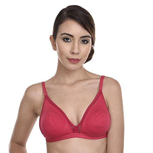 Image of Wirefree Non-Padded Teenager Backless Bra Panty Set for Women /Girls.