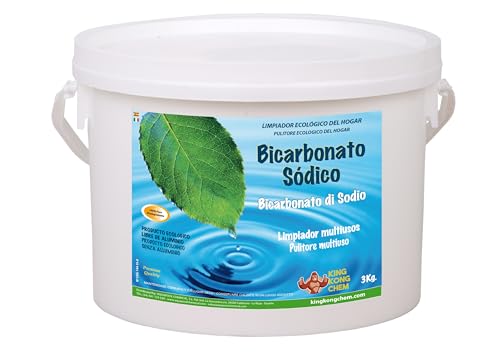 3 KG BICARBONATO DE SODIO - Limpiador Ecológico Hogar. Incluye cucharilla dosificadora