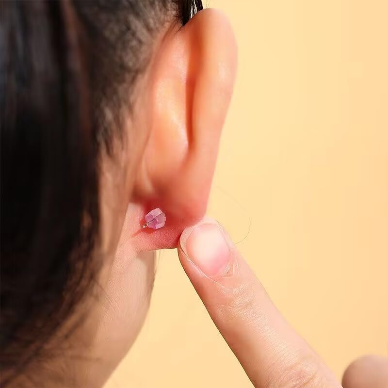 Miniatura 4 de Parte trasera de goma para aretes, 200 piezas de aretes transparentes suaves para tachuelas, aretes de silicona hipoalergénica, repuesto para mujer