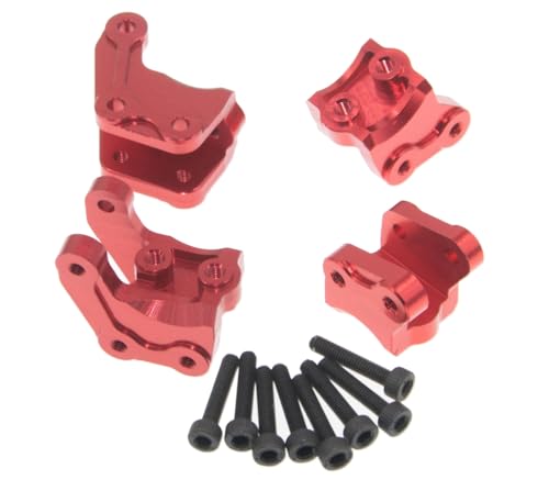 Phalanges de direction Ryft 1/10 en aluminium rouge haute précision - 5