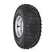 SASKATE 6 Inch Off Road Wheel 145x70-6 Tire with Hub, Strong Non Slip ATV Quad Go Kart Tire, Car Rubber Wheel Tire for All Terrain Vehicles, Easy Installation, Consistent Performance