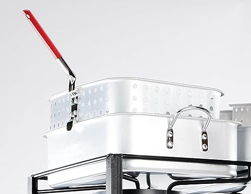 King Kooker KK6 15-Quart Aluminum Rectangular Fry Pan and Basket by King Kooker - Image 3