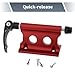 X AUTOHAUX 1 Pc Universal Quick Release Bike Fork Mount Rack for 0.26 Inch (6.5mm) / 0.79 Inch (20mm) Thru Axle with Aluminum Alloy Anti-Corrosion Red