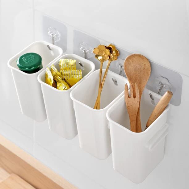 Image of Rubber Fridge Side Door Organizer Refrigerator Side Door Bins Kitchen Fridge Food Organizer Bin Home Organizer Case For Vegetables Fruit Set Of (5)
