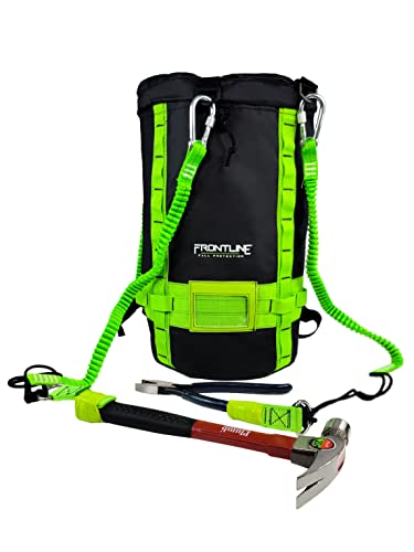 Frontline MPBAG50 Fall Protection for Tools and Storage Vinyl Bag | 6 tethering points inside the bag | lightweight and of moisture wicking material | Weight Capacity: 50 lbs | OSHA and ANSI Compliant