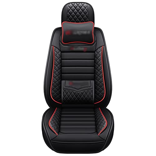 Fundas asientos impermeable Fundas Cuero Para Asiento Coche Para Lexus Ct200h Rx350 Gs300 Is250 Es Ls Nx Gs Gx Lx Juego Completo Protectores Delantero Y Trasero Para Universal(Black,Deluxe b)