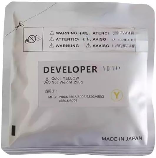 OEM 4pcs CYMK Developer Set for Aficio C200 c253 c253 C353 c368 (Color : Y)