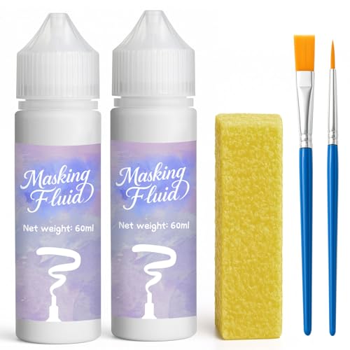 120ml Watercolor Masking Fluid for Artists (White)