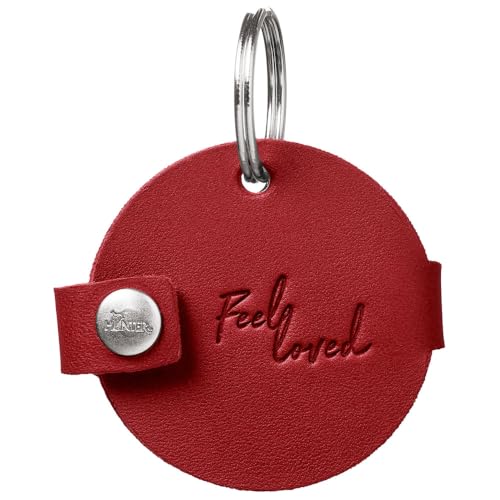 HUNTER Anhänger Hundemarken-Etui Love Farbe braun, Größe S
