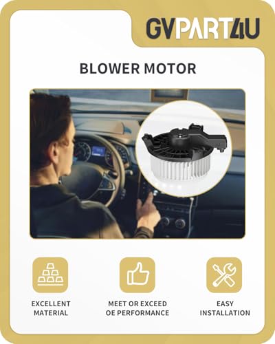 Image of Front Blower Motor 700194 for 2006-2011 Honda Civic, 2007-2010 Jeep Wrangler, 2008 2009 Automotive Replacement Blower Motor Fan OE: 79310-SNA-A01, 79310-SNA-A02, 68004195AA
