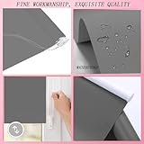 Thermal Blackout Roller Blind 70 x 240 cm Thermal Insulated,UV Protection, Daylight Trimmable Roller Blind Fittings Included For Inside and Outside Recess Fitting, Dark Grey - Image 4
