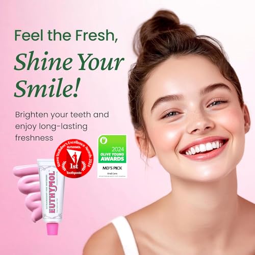 EUTHYMOL Whitening Toothpaste (3.7fl oz) - Stain Removal in 2 Weeks, Long-Lasting Freshness for Sensitive Gum & Teeth. Bad Breath, Cavity Prevention. Recyclable Aluminum Tube - Image 3