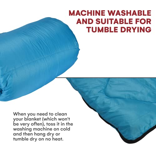 Wild Wolf Outfitters Camping Sleeping Bags ‎(86.6" L X 59" W) - Double Sleeping Blanket Bag - Outdoor Sleeping Blanket For Grass - Ideal For Couple, Friends & Solo- Travel, Hiking, Camping Essentials #TOP2