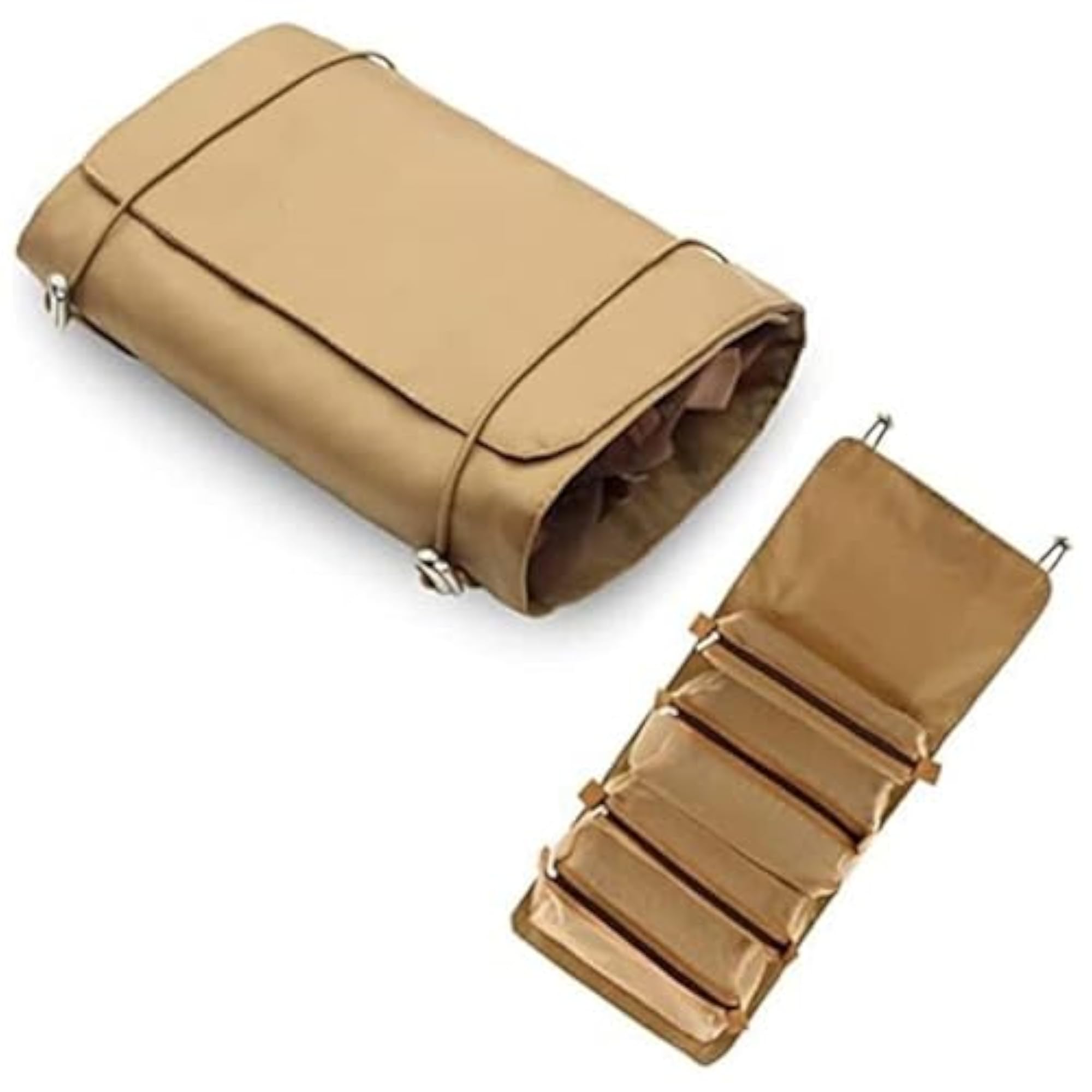 Travel Toiletry Organizer Bag, Hanging Roll-Up Design