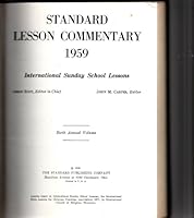 Standard Lesson Commentary 1959  International Sunday School Lessons B0012ISANS Book Cover