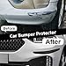 2 PCS Bumper Guard Strip, Car Bumper Guard, Front Bumper Decorative Strip, Car Bumper Anti-Scratch Strips for Cars SUV Pickup Truck (Black)