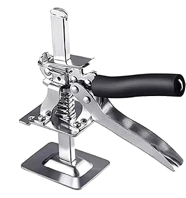 Viking Arm Precision Clamping Tool, All-Steel Ceramic Tile Height Adjustment Lifting Device Manual Lifting, Labor-Saving Viking Arm Lifting Capacity up 200 lb for Floors, Doors, Cabinet