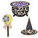 Produktbild Onsinic 3 Teile/Satz Halloween Cartoon Abzeichen Brief Süße Hexe Broschen Magische Trank Pins Zauberhut Zauberstab Schmuck Schmuck Emaille Pin