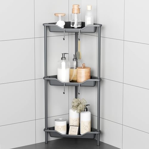 ODesign 3 Tier Floor Standing Corner Shower Caddy Organizer