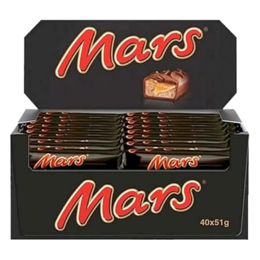Mars Chocolatina de deliciosa crema de turrón y caramelo recubiertos del más fino Chocolate con Leche (24 x 51g)