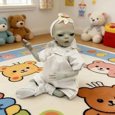 Kawayii muñeco bebé alien reborn 14 pulgadas miniatura 5