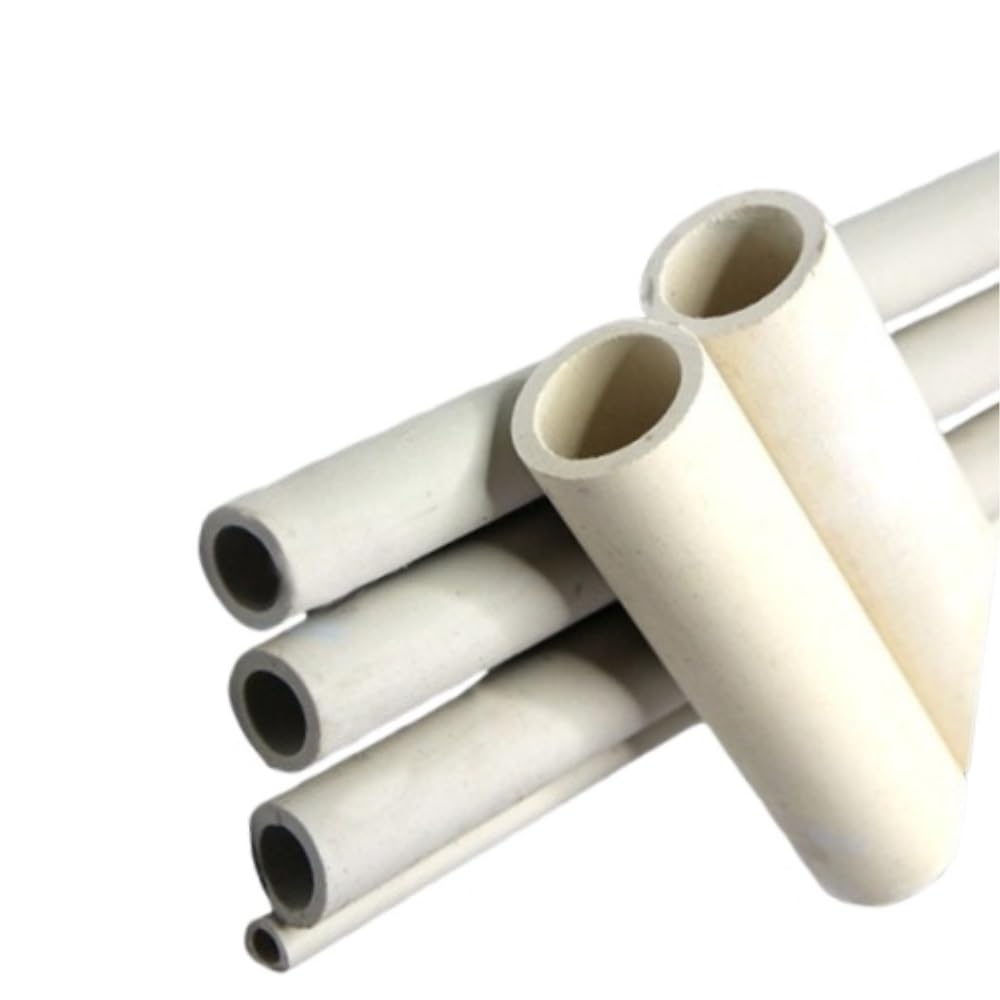 Tubo de cerámica de alúmina 2 uds longitud 200/400/300mm conductos huecos de porcelana resistentes a la abrasión, tubo aislamiento térmico protección paquete(300MM*43MM*55MM)