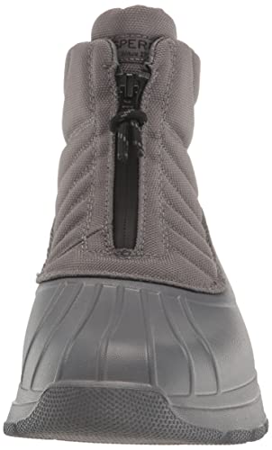 Sperry Women's Duck Float Zip Seacycled Winter Boot, Grey, 8.5 #TOP1