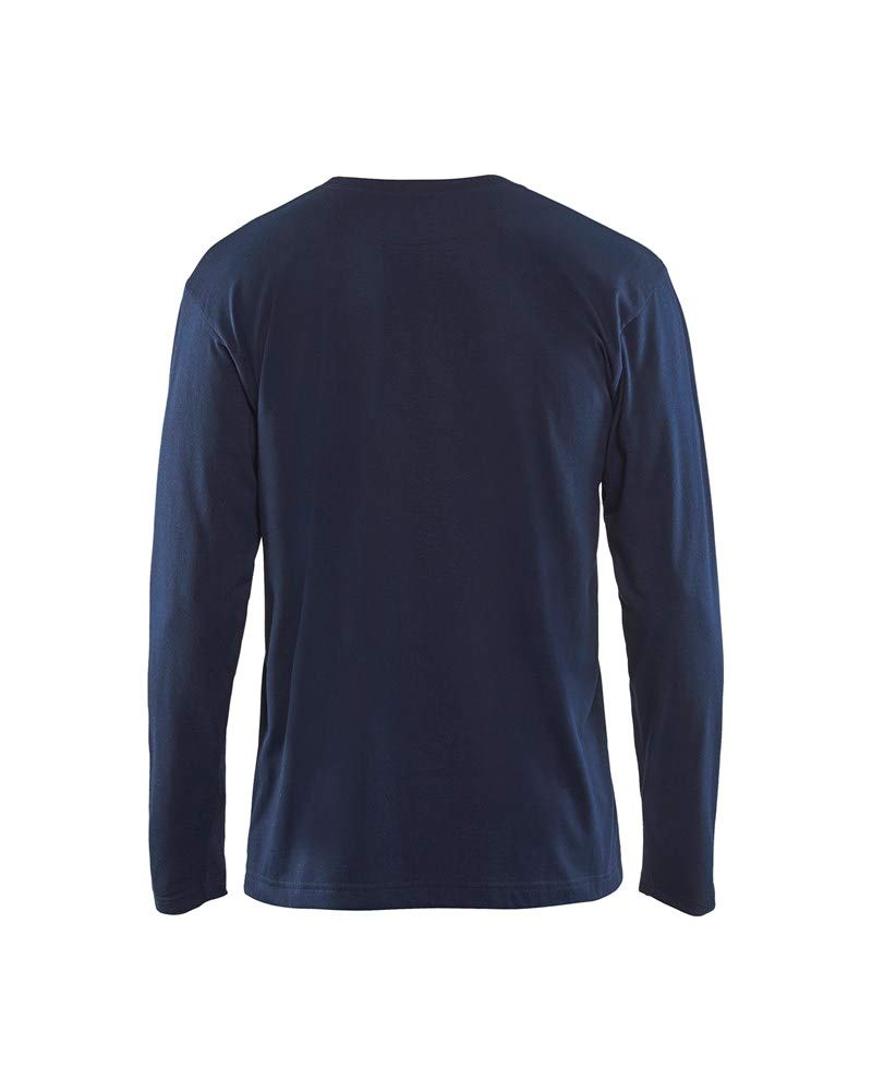 Camiseta de manga larga ignífuga de color azul marino XXL