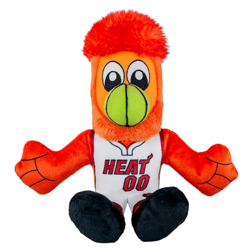 Bleacher Creatures Miami Heat Burnie 8" NBA Mascot Kuricha Sitting Plush - Soft Chibi Inspired Mascot