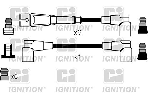 Ci Ignition Lead Set - XC1106 - with adapter - 345mm x 7 mm - Original OEM Quality Direct Fit Replacement Spark Plug Wire - High Tension Lead