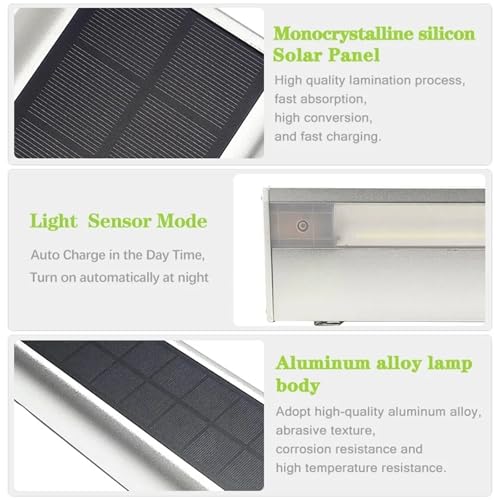 Foco solar exterior CXW-2302 evita perder repartidores de noche 4
