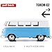 TGRCM-CZ 1/36 Scale Bus Casting Car Model, Zinc Alloy Toy Car for Kids, Pull Back Vehicles Toy Truck for Toddlers Kids Boys Girls Gift (Blue)