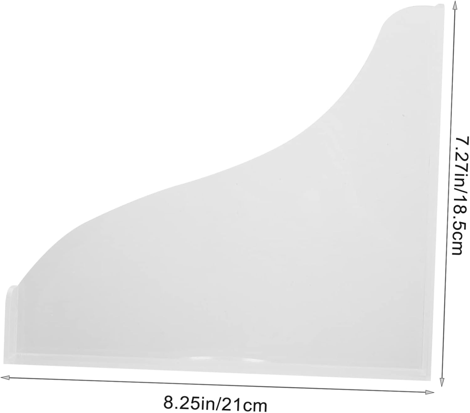 ABOOFAN Acrylic Bathtub Splash Guards Set Waterproof Corner Water Barriers for Bathroom Sinks and Bathtubs Sturdy Splash Guard for Effective Spill Protection