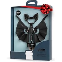 OTOTO Vino Spooky Bat - Abridor de vino y cerveza 2 en 1,