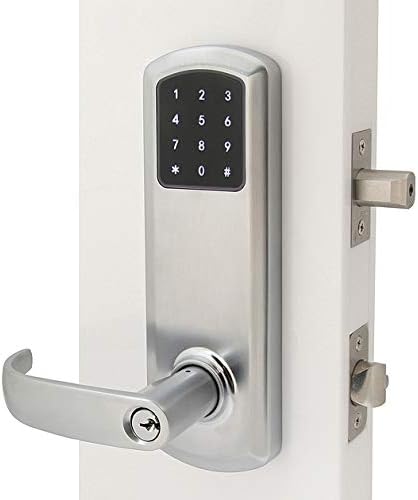Prodigy SmartLock MaxSecure Interconnect Commercial Grade Lock with RFID Keyless Entry (Left Hand 4", Satin Chrome)