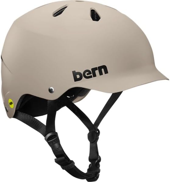 similar to Bern Helmets | Watts EPS Small-Medium-Large | Models Matte Sand and Matte Black | Skate and Skateboarding Helmet Sand Small-Medium