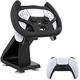 Volante de corrida para jogos PS5, volante Meagadream com 4 ventosas de mesa para controle Sony PlayStation 5 Dualsense (controle não incluído)